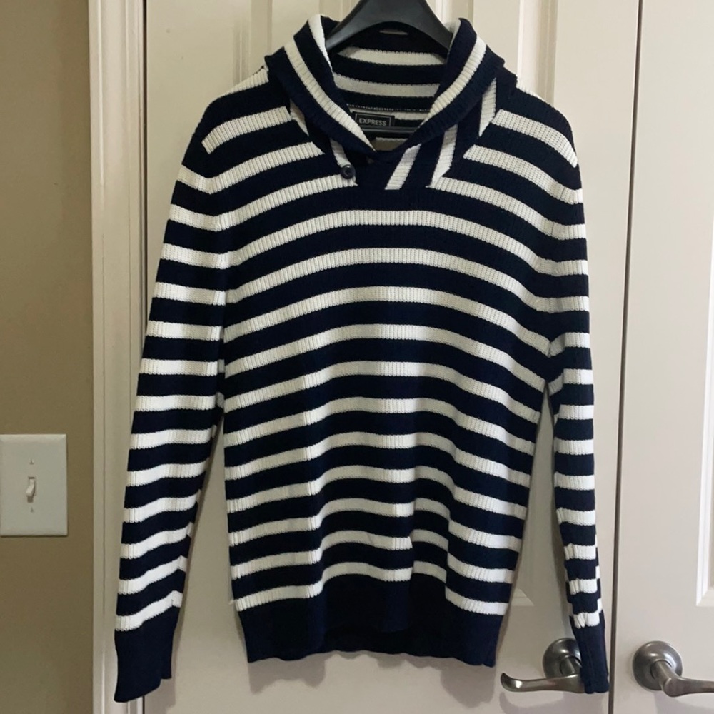 EXPRESS Men’s Knit Collar Sweater